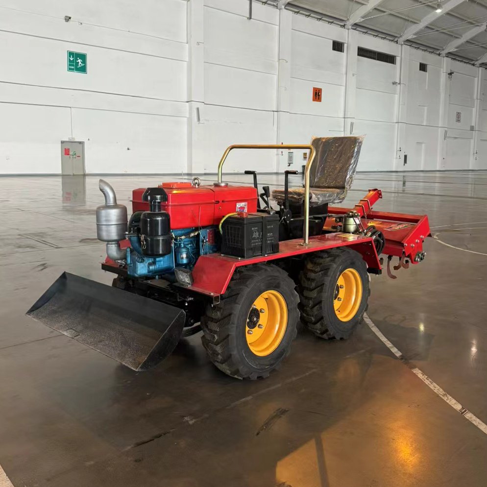 Mini Agricultural Four Wheeled Tractor High Effciency Farming and Agriculture Tractors