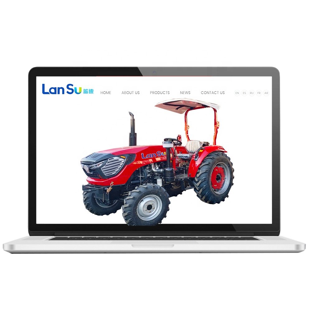 Lansu 4x4 Mini Farm 4WD Tractor Small Agriculture Machinery Online Shopping UK Crawler 4WD Gearbox Farming