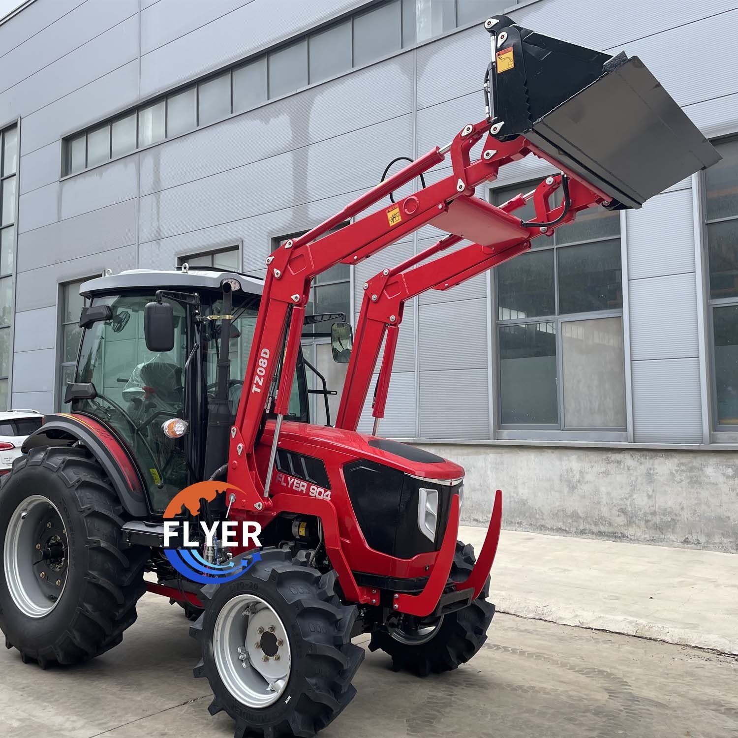 Multifunctional Big Cylinder 4 Wheel Drive 70HP 80HP 90HP AC Cabin Agricultural Farm Tractor for Sale