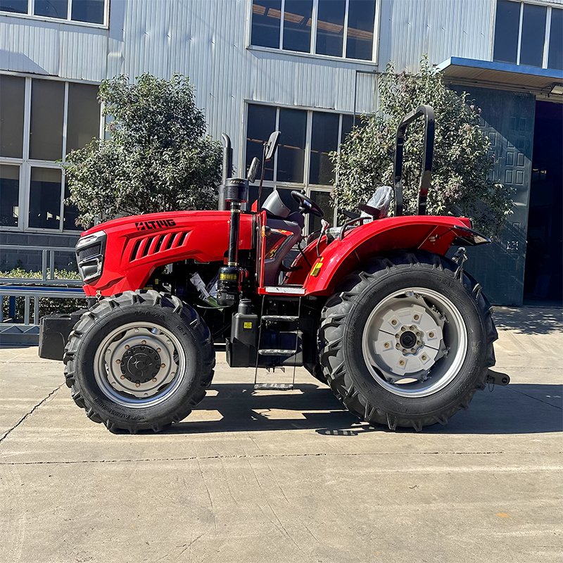 Cultivator 4x4 Wheel Lawn Mower Tractor 100HP 120HP Agricultura Tractor with Closed Cabin