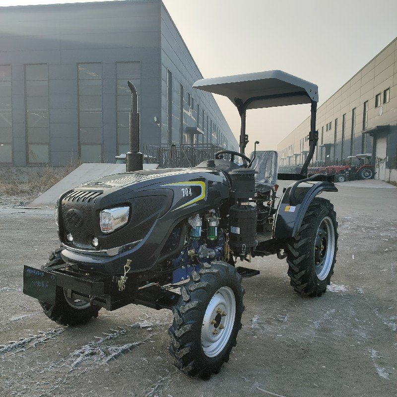 4X4 50hp Sunshade diesel Engine Agriculture Tractor Mini Farm Traktor