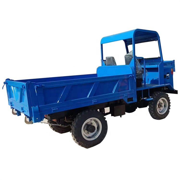 Four-wheel Drive Agricultural Vehicle diesel Four-wheel Six-wheel Tractor Dump Dump Creeper Transport Vehicle