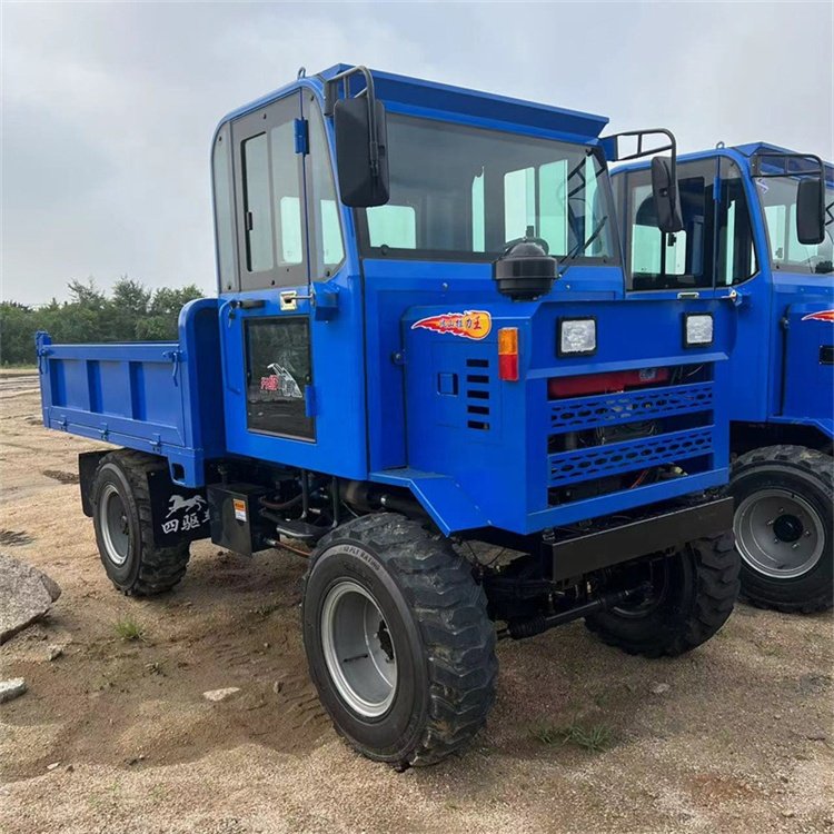 Four-wheel Drive Agricultural Vehicle diesel Four-wheel Six-wheel Tractor Dump Dump Creeper Transport Vehicle