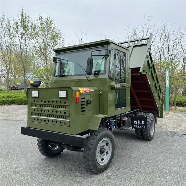 Four-wheel Drive Agricultural Vehicle diesel Four-wheel Six-wheel Tractor Dump Dump Creeper Transport Vehicle