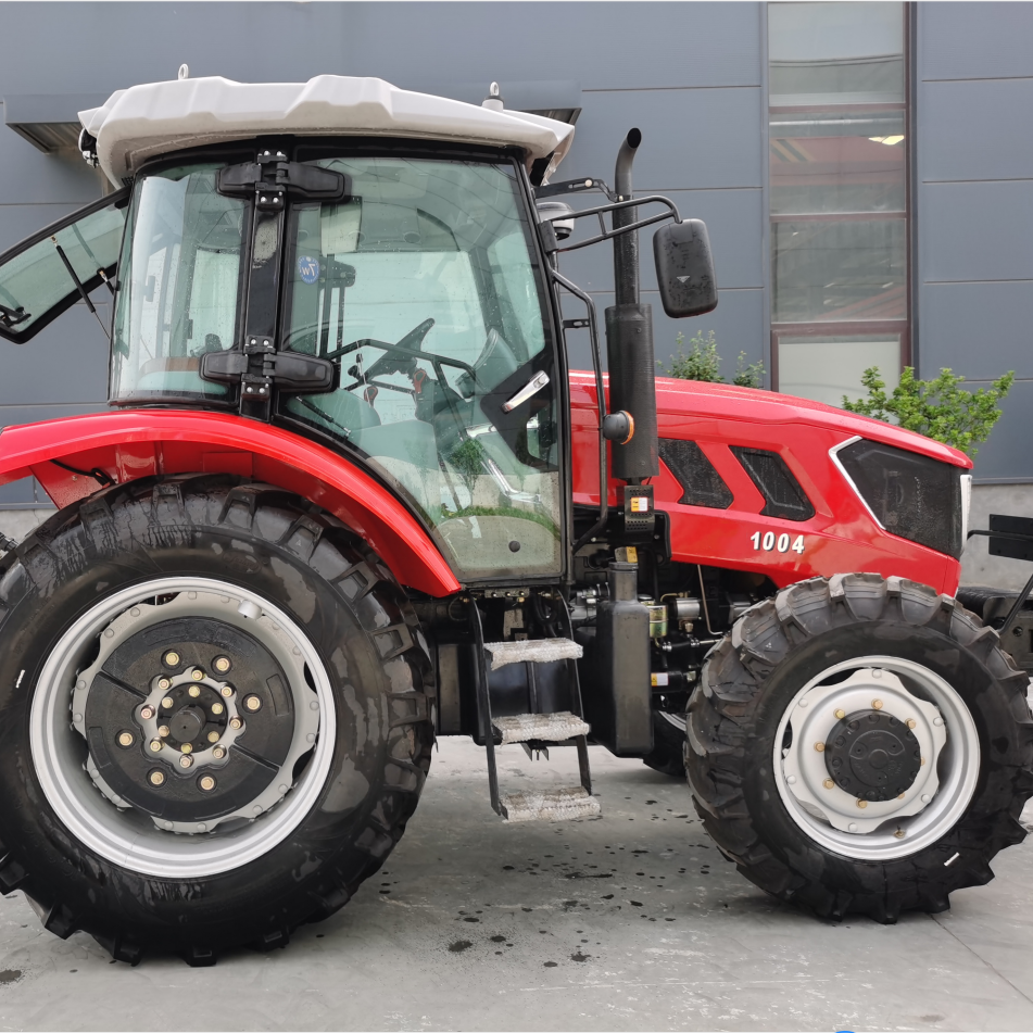 Hot Selling Big Size Farmland Use 120 Horse Power Heavy Weight Tractor With Roll bar and Roof
