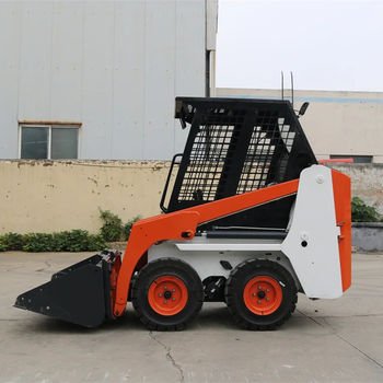 Multifunctional Bobcat Skid Steer Loader 4WD Mini Wheel Tractor for Farm Agriculture Used With Core Engine and Pump Components