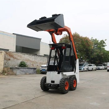 Multifunctional Bobcat Skid Steer Loader 4WD Mini Wheel Tractor for Farm Agriculture Used With Core Engine and Pump Components