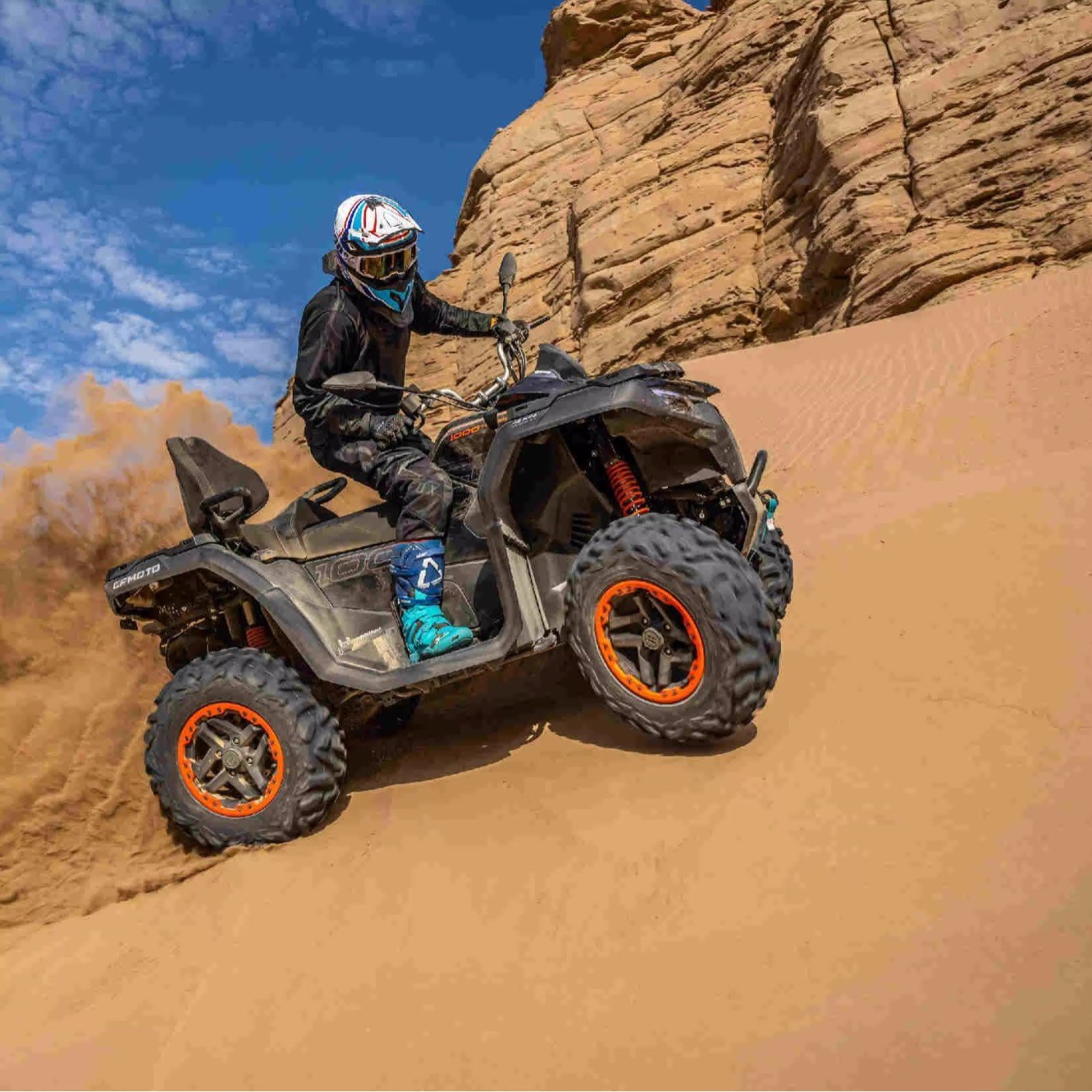 High Speed Amphibious Gas 4 Wheel Quad Bike 125cc 4 Wheels Off-road Motorcycle