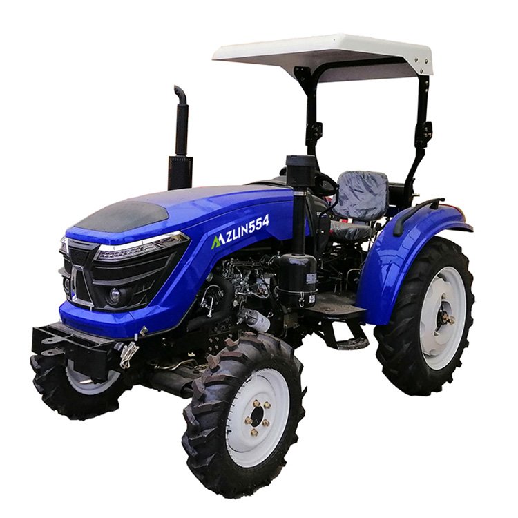 Agriculture Tractor 50hp 55hp 60hp 4wd 4x4 Tractor Farm Tractor Equipped With Trailer Rotary Cultivator Planter Traktor