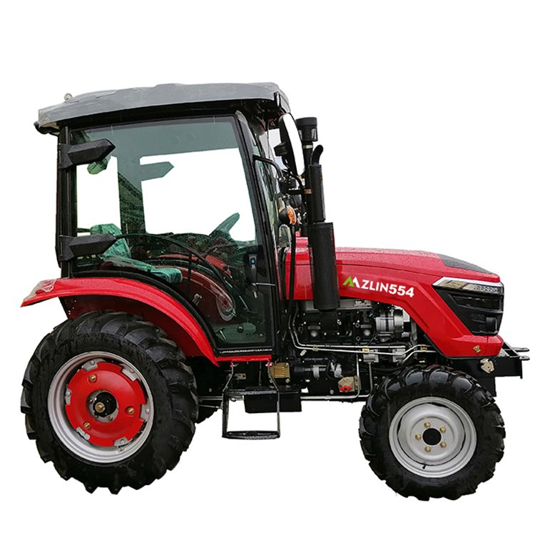 Agriculture Tractor 50hp 55hp 60hp 4wd 4x4 Tractor Farm Tractor Equipped With Trailer Rotary Cultivator Planter Traktor