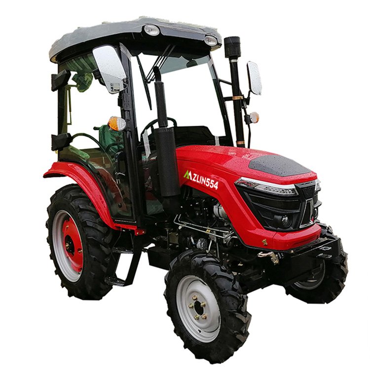 Agriculture Tractor 50hp 55hp 60hp 4wd 4x4 Tractor Farm Tractor Equipped With Trailer Rotary Cultivator Planter Traktor