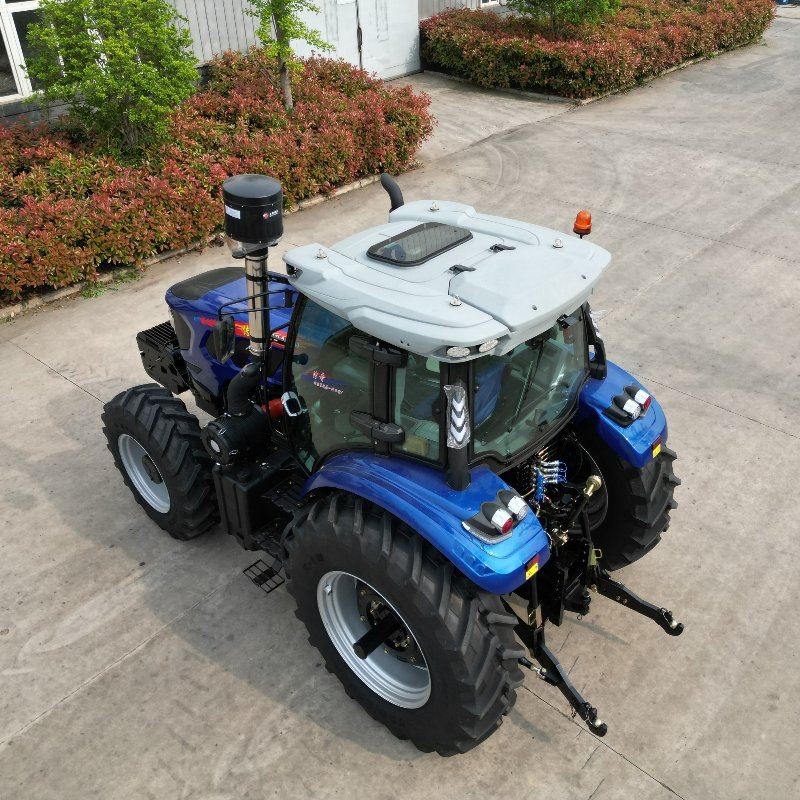 Blue Agricultural Tractor Farm Diesel Tractor 4WD Farms New Original 220hp Farmer Wheel Tractors