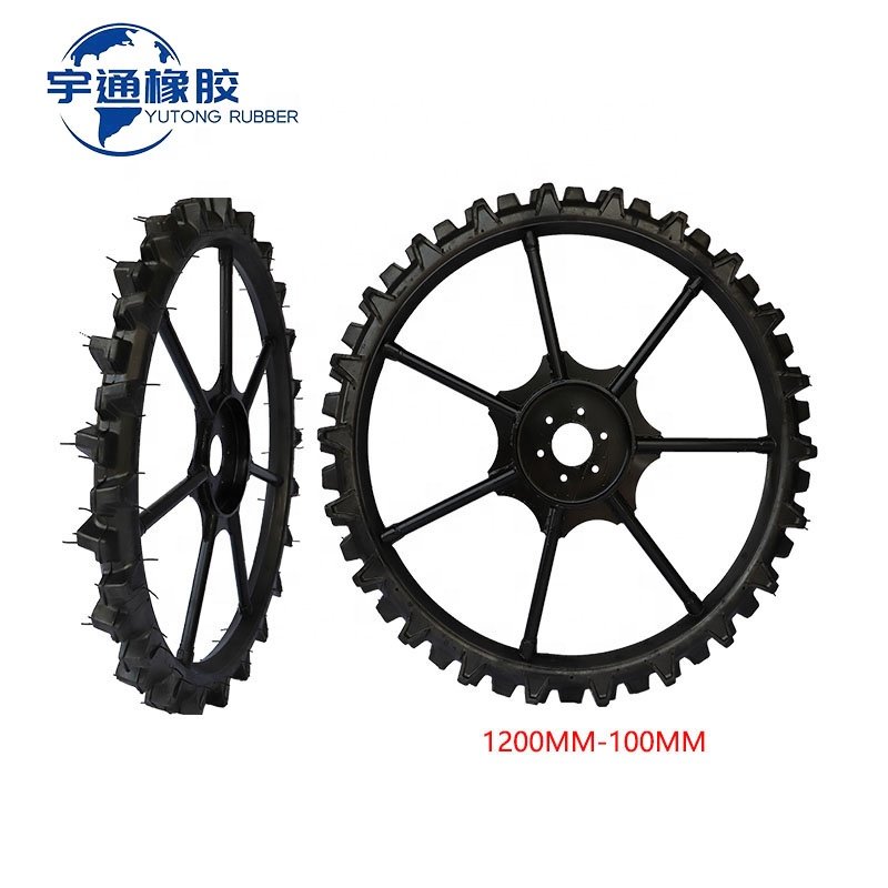 YT Factory Supply Cheap Price Agricultural Sprayer Tyres for Kubota Transplanter Tractor Rims Wheels 1100*80mm