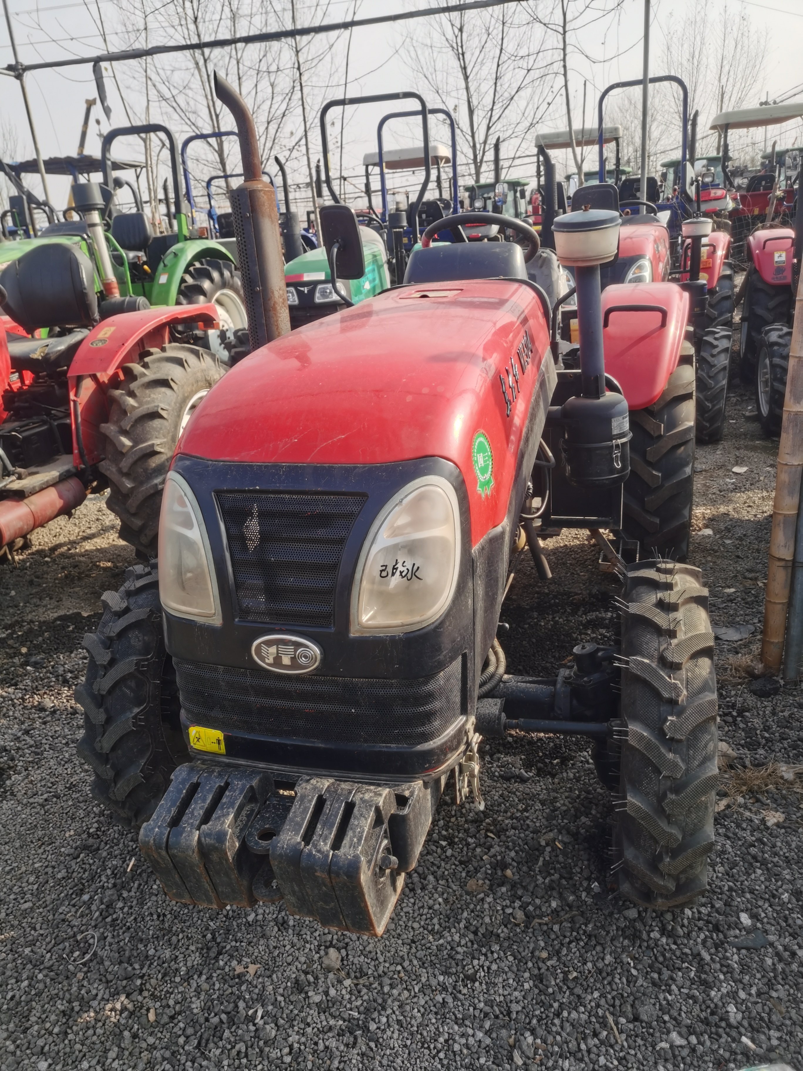 Used/second Hand/new Mini Tractor for Agriculture YTO 504 554 4wd with Disc Plough