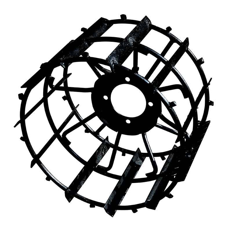 Clearance Sale on Agricultural Machinery Parts Walking Tractor Straw Wheel Paddy Field Wheel Framed