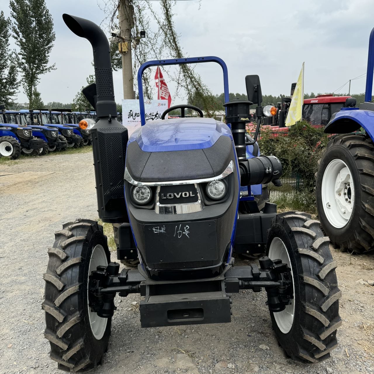 China Tractor Lovol M704 70 Hp 4wd Agriculture Farm Used Wheel Tractor