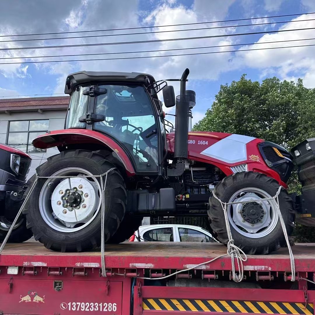 Farm Tractor 4x4 80HP Diesel Tractor with A/C Cabin 4WD Wheel Type Drive Belt Home Use 90HP 120HP 40HP Rated Power Options