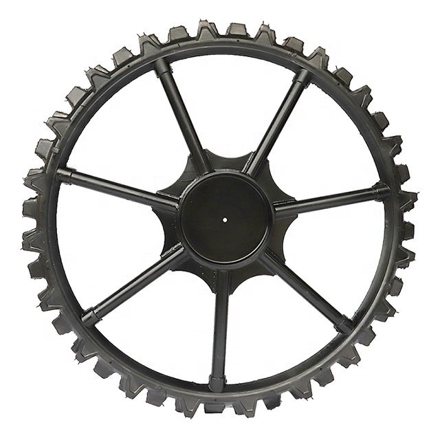 YT Factory 1226*80mm Narrow Tread Agricultural Farm Boom Sprayer Solid Slim Tyres New Rice Trans Planter Tractor Iron Wheels