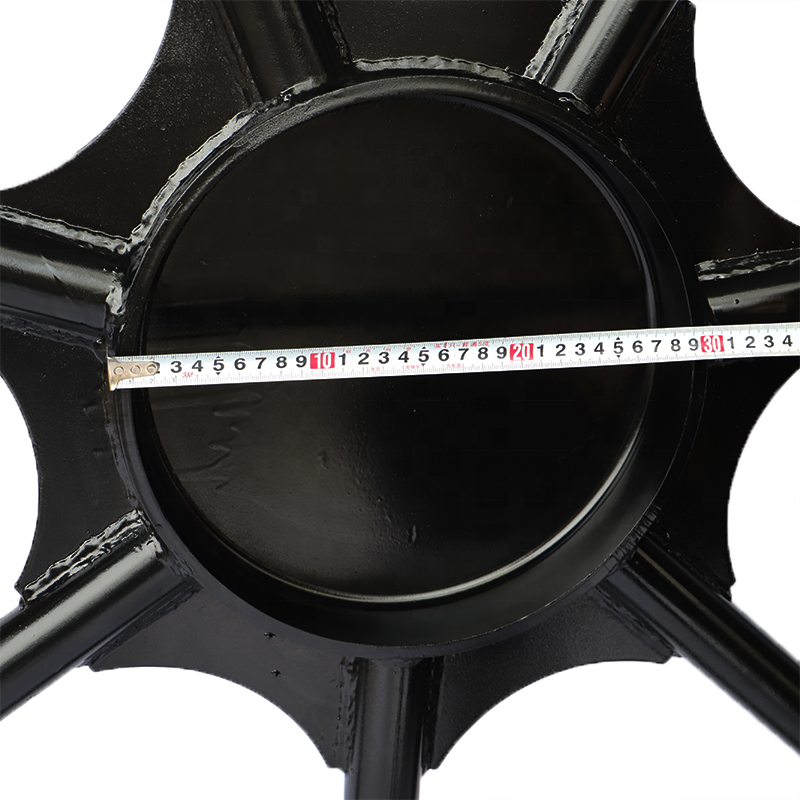 YT Factory 1226*80mm Narrow Tread Agricultural Farm Boom Sprayer Solid Slim Tyres New Rice Trans Planter Tractor Iron Wheels