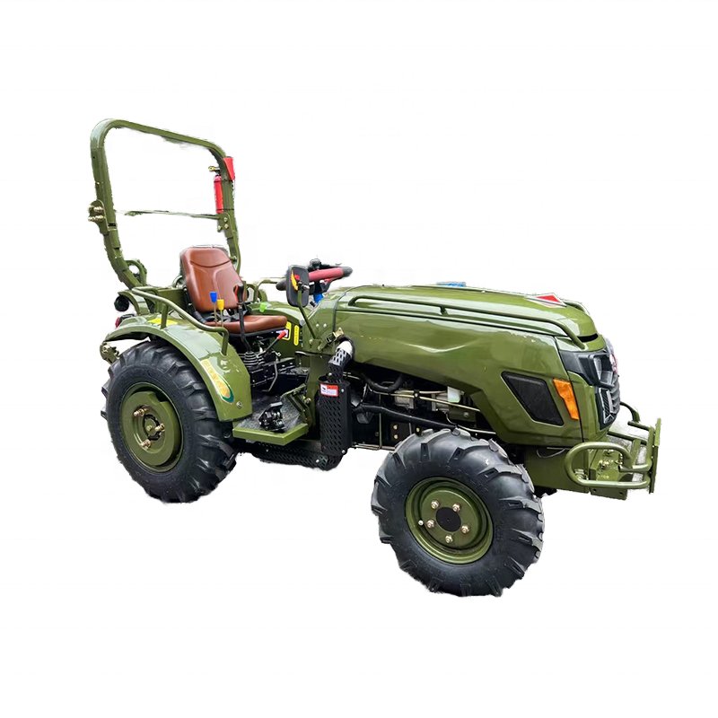 Mini 50hp JH Farm Tractors 4x4 Agriculture Walking Tractor With 80hp Motor and Gear 4WD Wheel