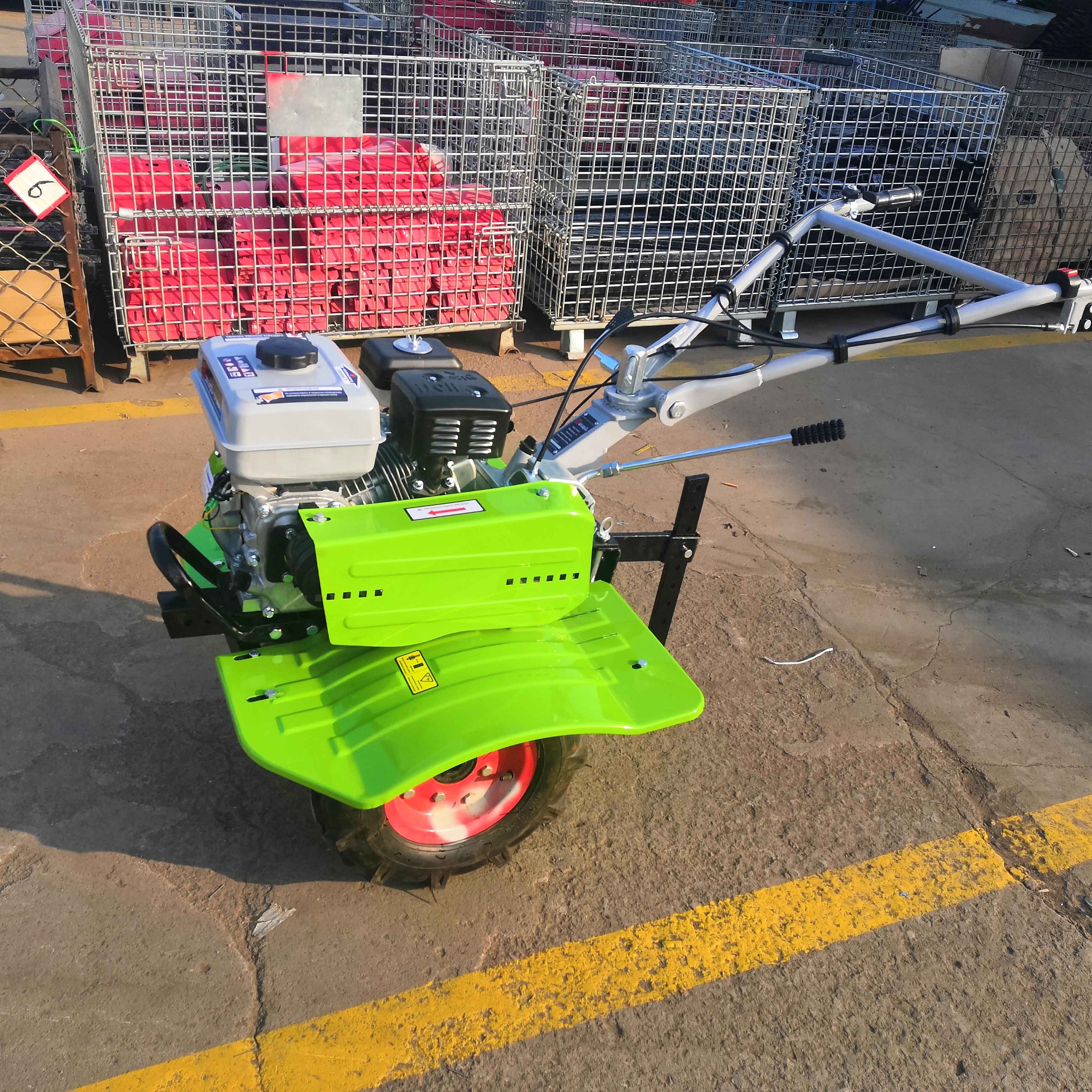 Mini Cultivator 12 hp 18hp 15hp 20hp Hand Walking Agricultural Two Wheel Plough Tractor Lawn Mower Scarifier Machine