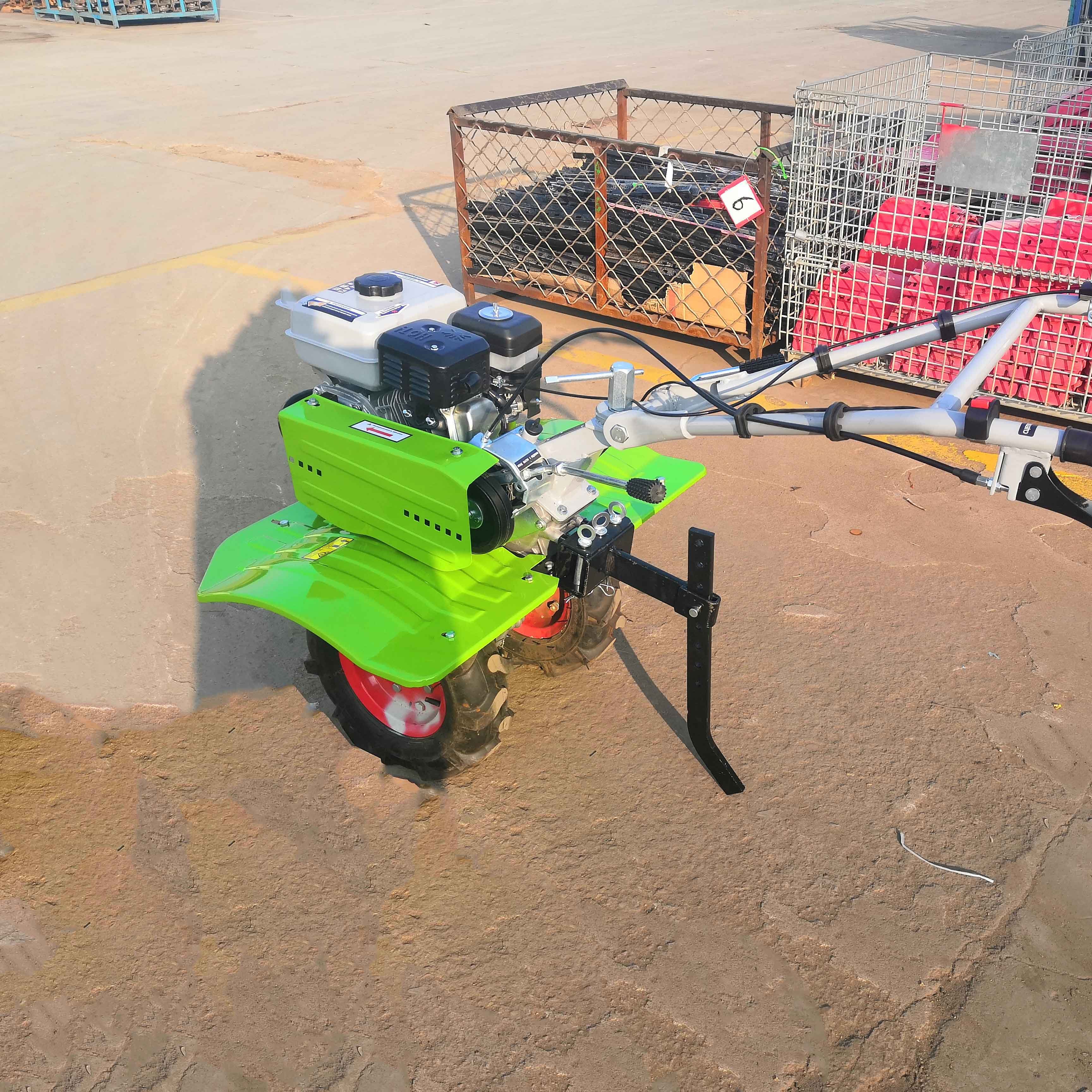 Mini Cultivator 12 hp 18hp 15hp 20hp Hand Walking Agricultural Two Wheel Plough Tractor Lawn Mower Scarifier Machine