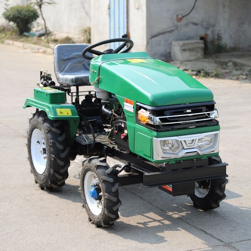 High Output Mini Tractor With Front End Loader and Backhoe