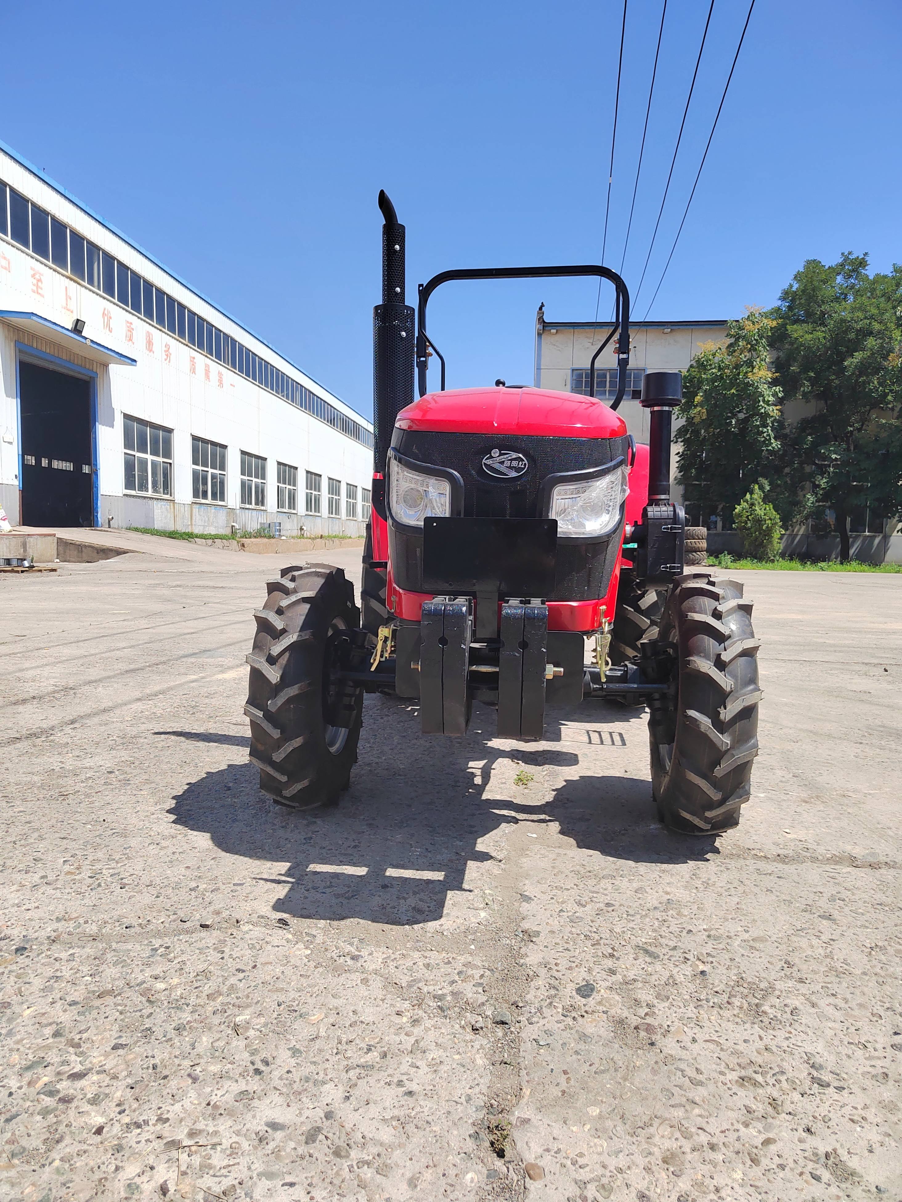 Mini Farm Tractors 4WD 4x4 with 50hp 60hp 70hp Used Agriculture Machinery Wheel Tractor Engine Motor Cheap Farm Tractor for Sale