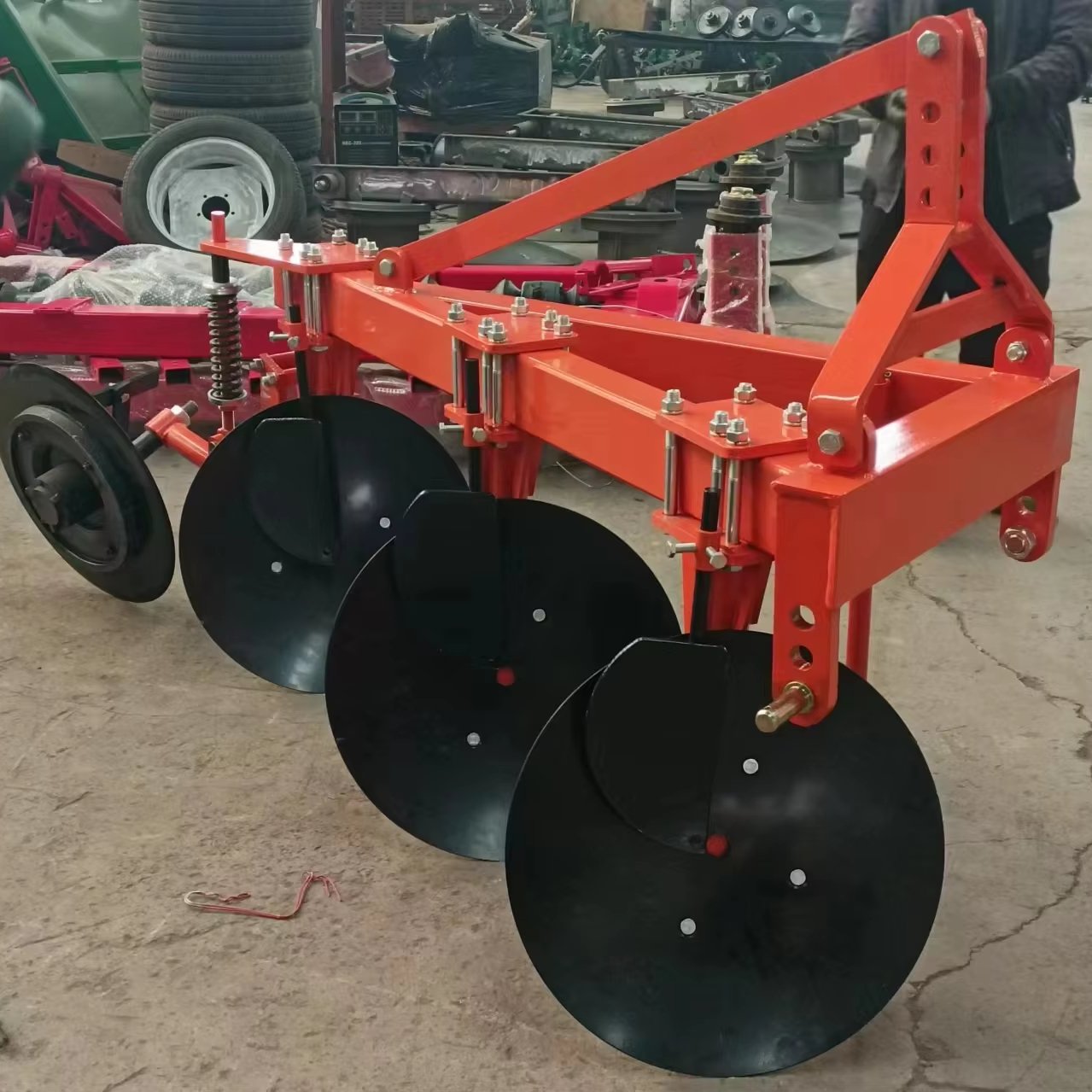 Best Selling Walking Tractor Plough Walk Behind Tractor Two Row Plough