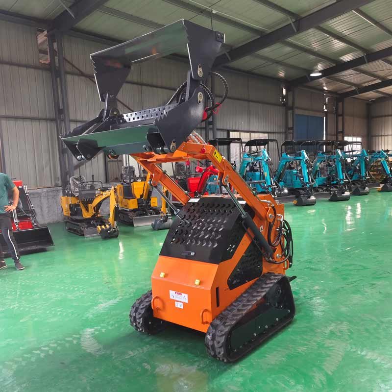 Free Shipping Cheap 460kg 360kg Skid Steer Diesel Loaders Mini Skid Steer Loader Epa Engine Loaders With Lawn Mower