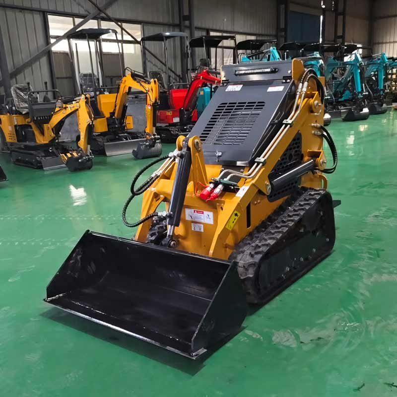 Free Shipping Cheap 460kg 360kg Skid Steer Diesel Loaders Mini Skid Steer Loader Epa Engine Loaders With Lawn Mower