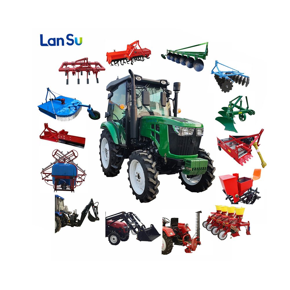 Multifunction China Agricultural Machine Equipment Tractor Agricola Cheap Garden 4x4 Tractors Farm Mini Tractor Price for Sale