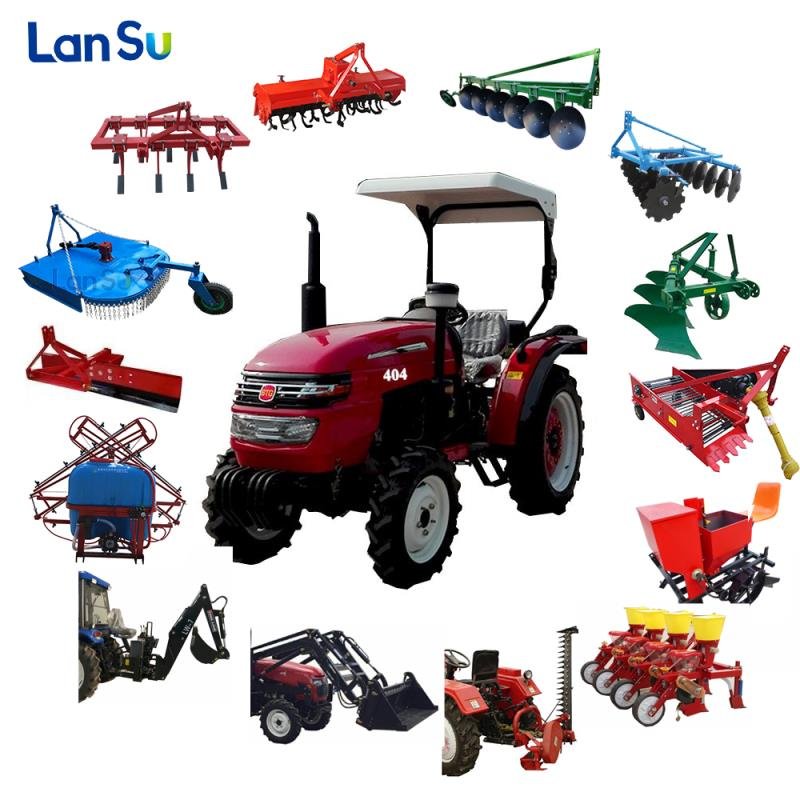 Multifunction China Agricultural Machine Equipment Tractor Agricola Cheap Garden 4x4 Tractors Farm Mini Tractor Price for Sale