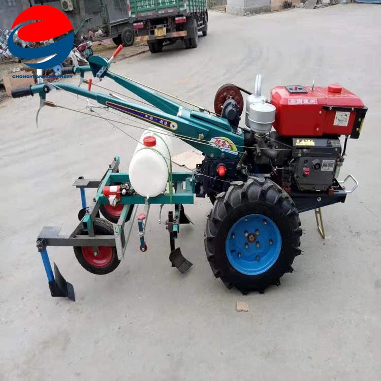 Hot Sale 2WD Mini Agricultural Equipment Diesel Engine Farm Walking Tractor New Plow for Sale