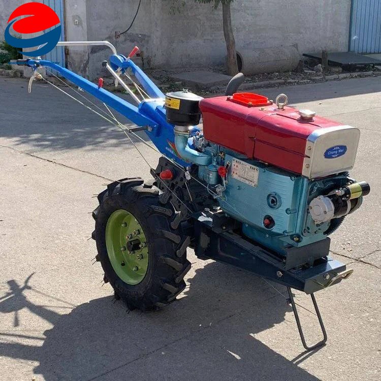 Hot Sale 2WD Mini Agricultural Equipment Diesel Engine Farm Walking Tractor New Plow for Sale