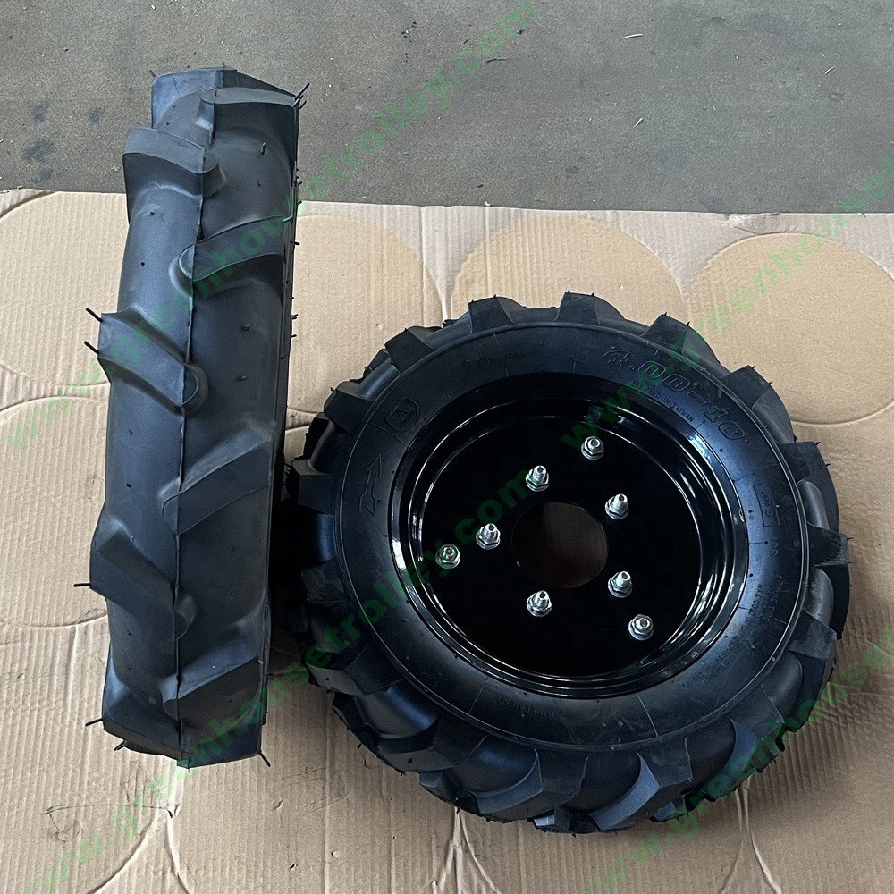 4.00-10 Agricultural Tire and Inner Tube 4.00-10 Tractor Tyre for Agricultural Machines Tiller Wheel