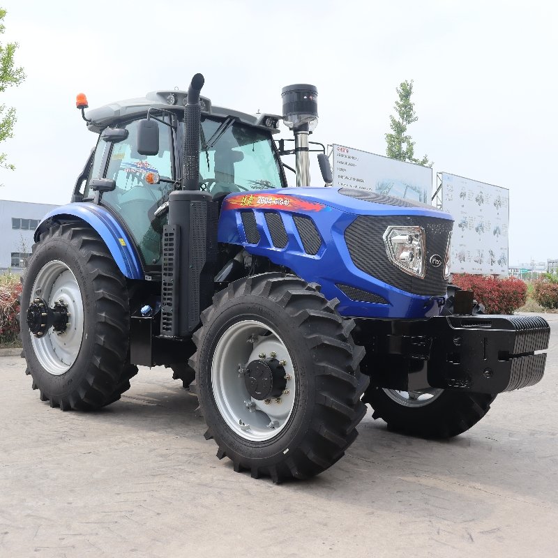 Mini/large Farm Wheel 200HP Blue Tractor Price Agricultural Tractors Spare Parts YTO Engine
