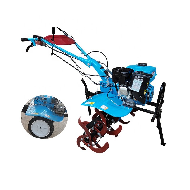 TX 7HP 8HP Hand Tractor Farm Mini Diesel Motocultor Power Tiller Cultivator Two Wheel Walking Tractors Cultivators Africa