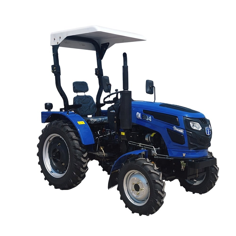 Tractor for Agriculture 30hp 4wd Mini Farm Tractors with Front End Loader with Wholesale Custom