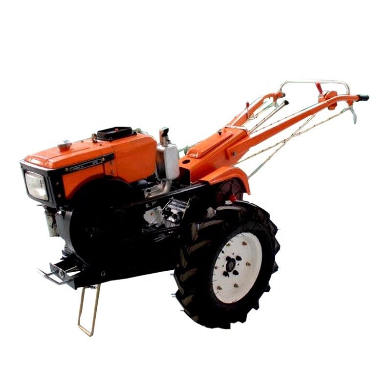 Cheap 2WD Mini Agricultural Equipment Featuring Core Engine and Gearbox Components Walking Tractor New Plow for Sale
