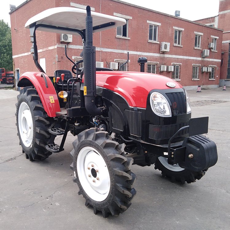 YTO EMF504 Automatic 4WD Agricultural Tractor Factory Price Used Farm Tractor with Sunshade ROPS Engine Gearbox Core Components