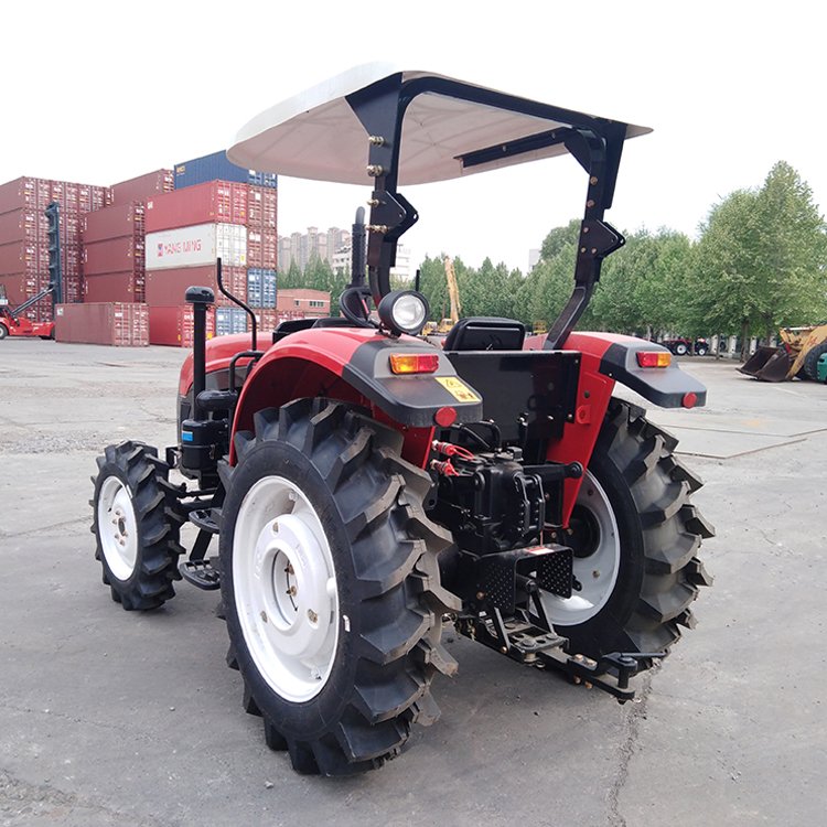 YTO EMF504 Automatic 4WD Agricultural Tractor Factory Price Used Farm Tractor with Sunshade ROPS Engine Gearbox Core Components