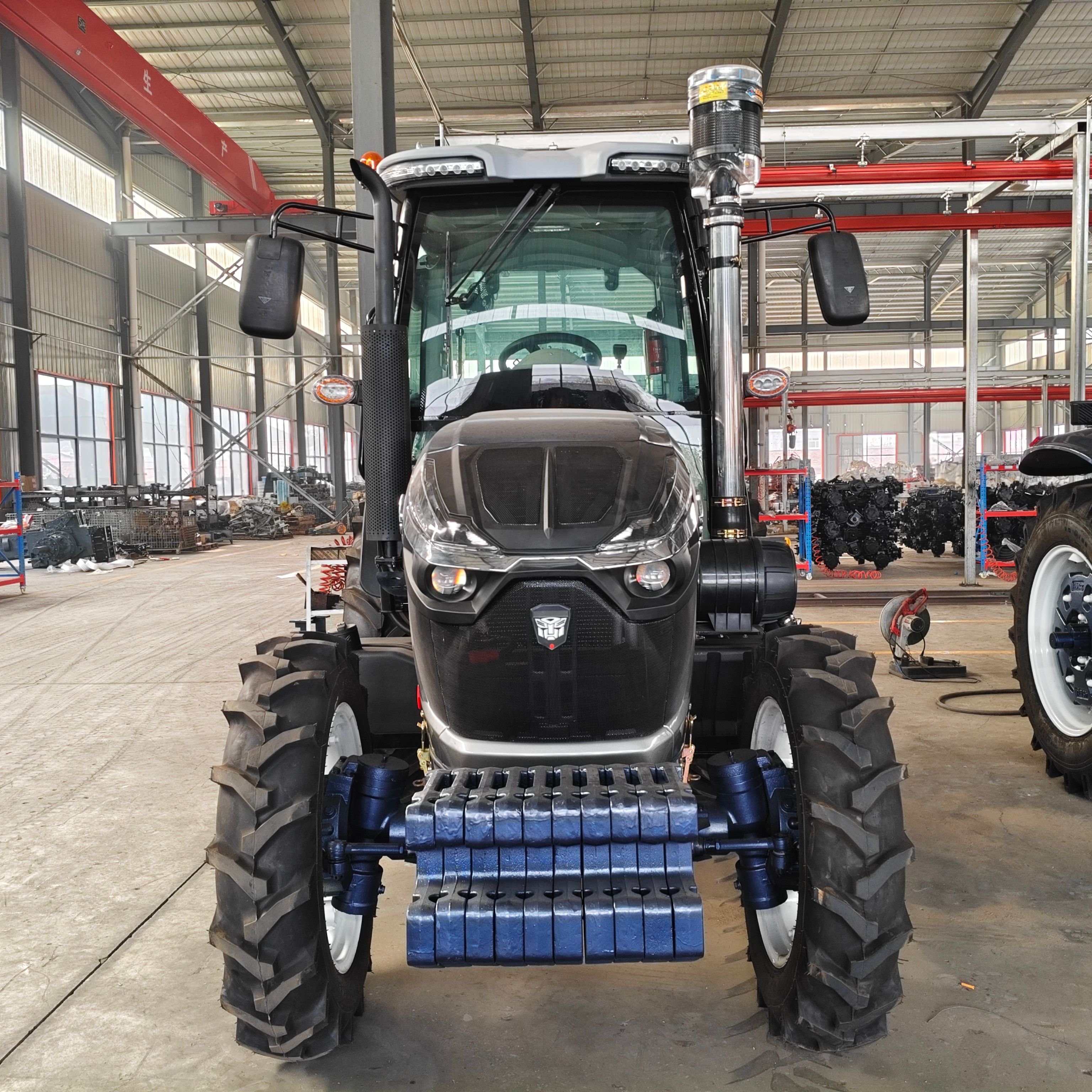 4WD Tractor 100hp Agricultural Machine Equipment Wheel Type Engine Motor Pump Gear Components Farms