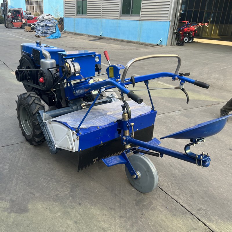 15hp Big Chassis Chinese Power Tiller Hand Push Two Wheel Tractor with Ditcher Cultivator