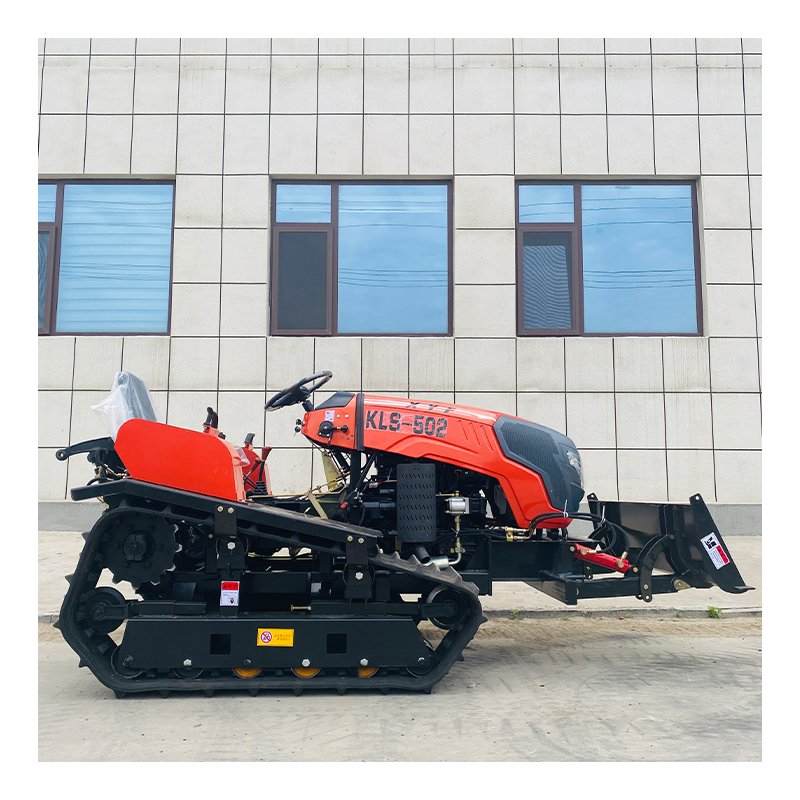 50hp Agricultural Farm Equipment Crawler Rotary Cultivator Mini Agricultural Wheel Tractor with diesel Engine Electric Pump Gear