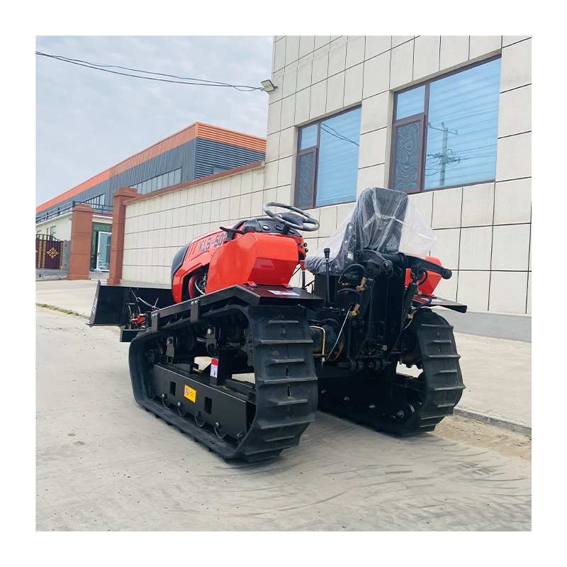 50hp Agricultural Farm Equipment Crawler Rotary Cultivator Mini Agricultural Wheel Tractor with diesel Engine Electric Pump Gear