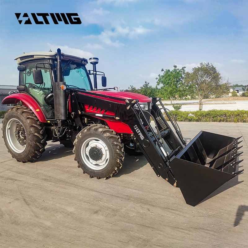 LTMG Chinese Agriculture 120hp 140hp 150hp Farmer Wheel Tractor with Front End Loader Bucket