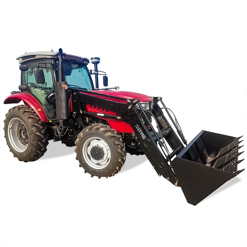 LTMG Chinese Agriculture 120hp 140hp 150hp Farmer Wheel Tractor with Front End Loader Bucket