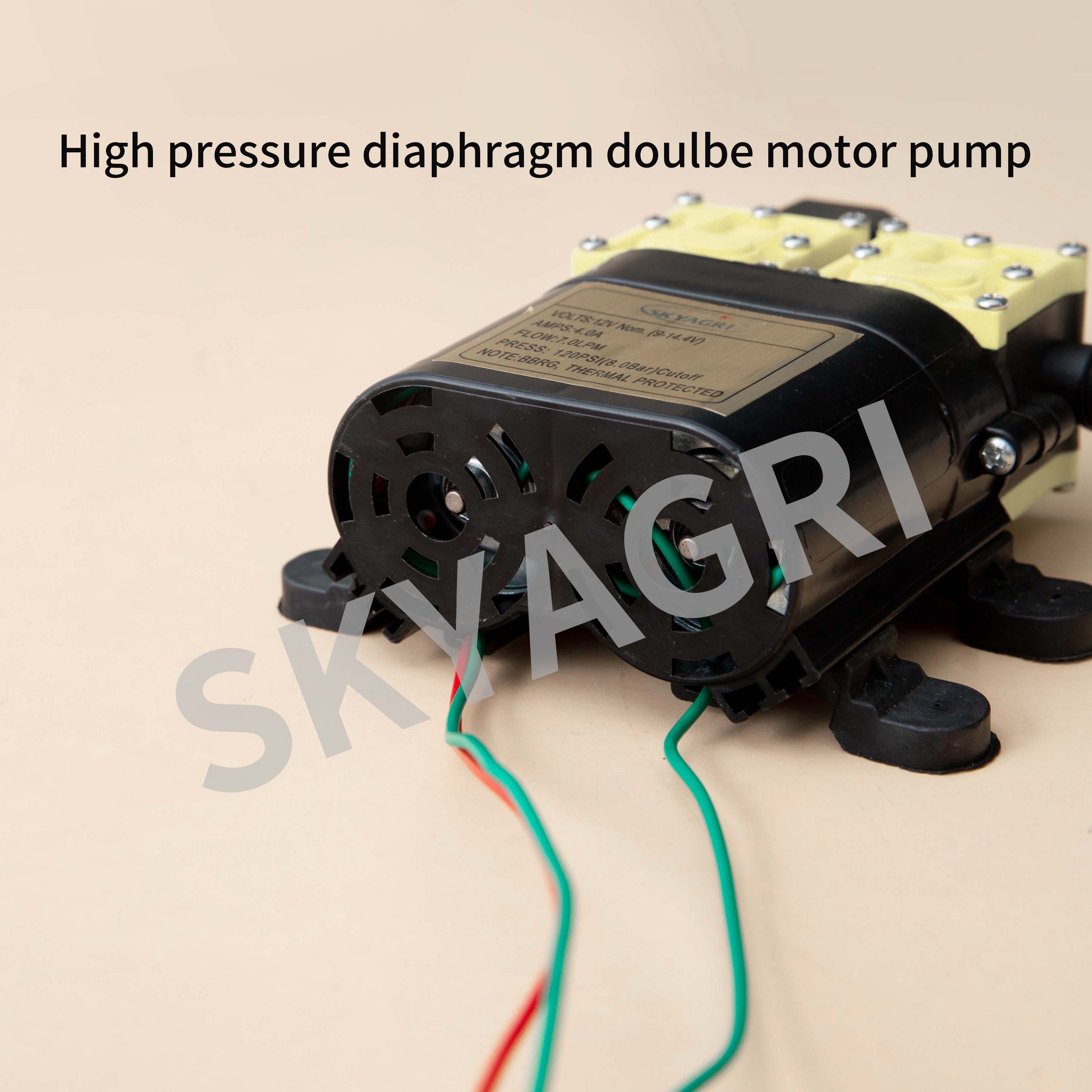 3.6LPM-7.5L Self Priming Battery Operated Small Diaphragm Knapsack Agriculture Battery 12v Sprayer PumpsPopular
