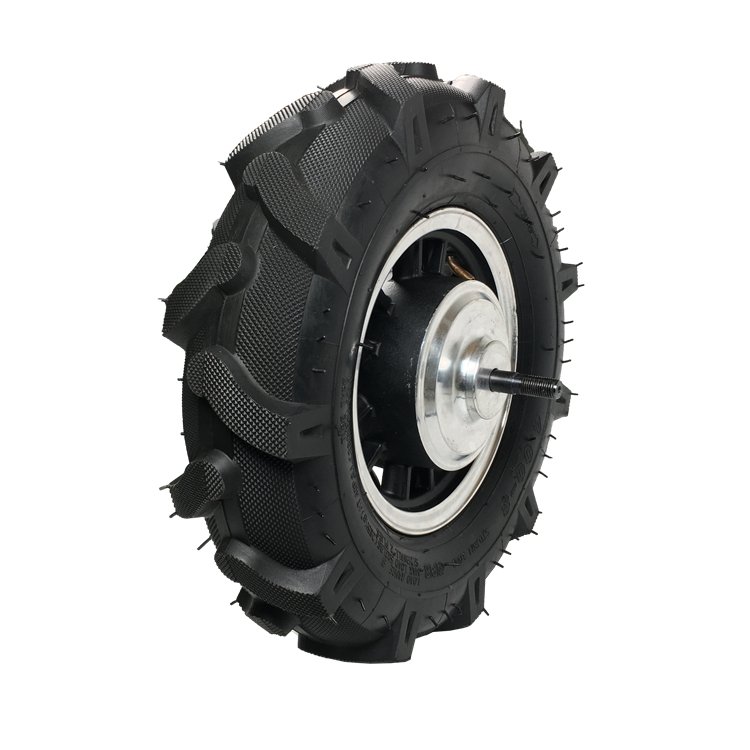 M 500w Low Speed 7.5km/h 16 Inch Tractor Tire Geared Electric Wheelbarrow Hub Motor